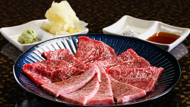 炭火焼肉 ちさね 国産黒毛和牛の盛り合わせ